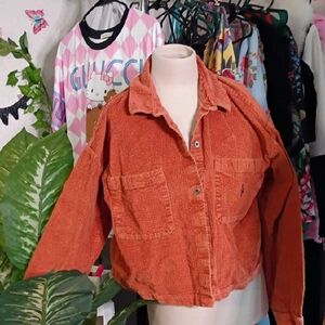 Vans Women's Corduroy Utility Jacket in Rust